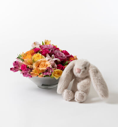 Fargerik dekorasjon med bamse Fargerik dekorasjon med bamse